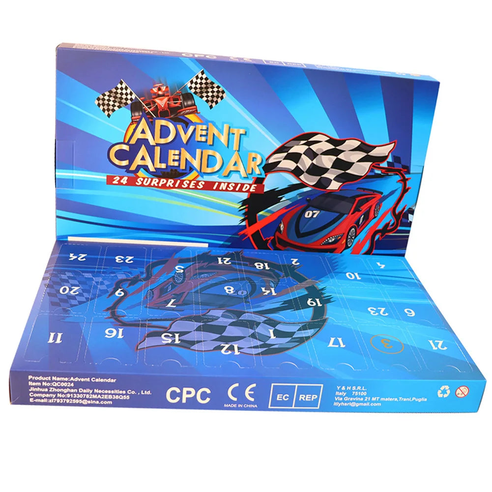 24 Dagen Adventskalender Raceauto's 2025