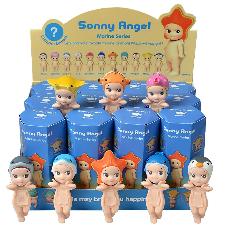Bandai Nieuwe Engel Fruit Dierenserie Blind Box Animefiguur – Schattige Hippie Pop Voor Kinderen