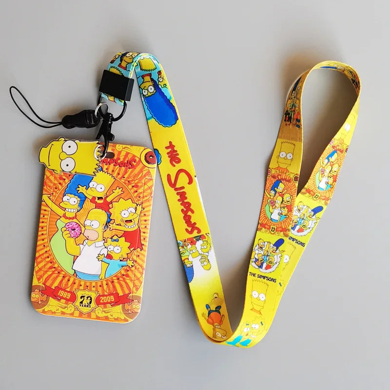 Simpsons Bart Kaarthouder voor Studenten en Reisbadge