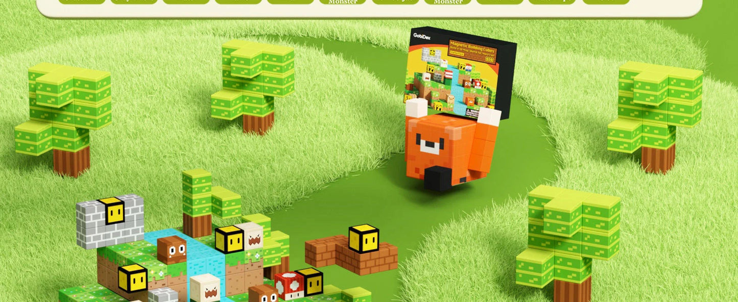 Magnetische Bouwblokken Super Mario STEM Speelgoed voor Kinderen