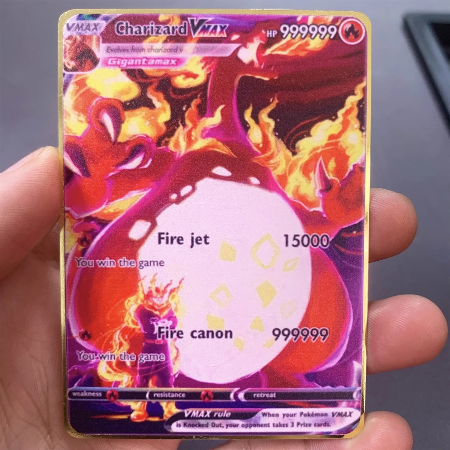 Metalen Pokémon Kaart (Engels)