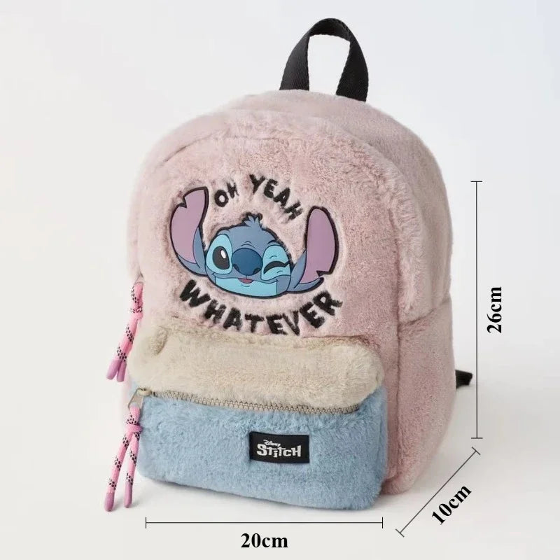 Miniso Mickey Mouse Lilo En Stitch Rugzak – Schattig Ontwerp Met Grote Capaciteit