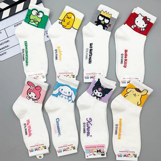 Sokken Hello Kitty Y2K Kawaii Sanrio Comfortabel en Stijlvol
