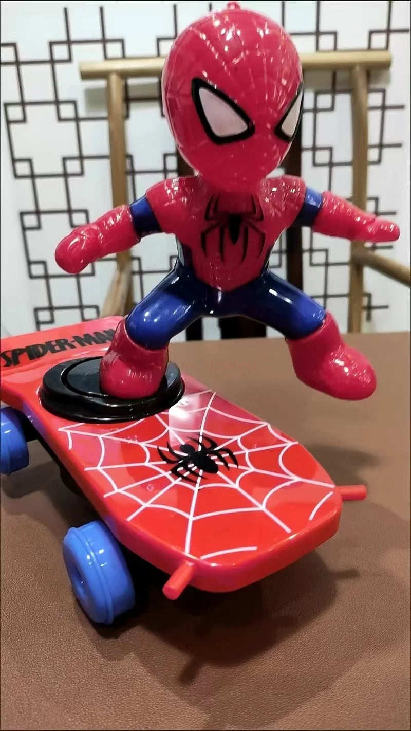 Automatisch Flip Skateboard Met Muziek Voor Spiderman Fans