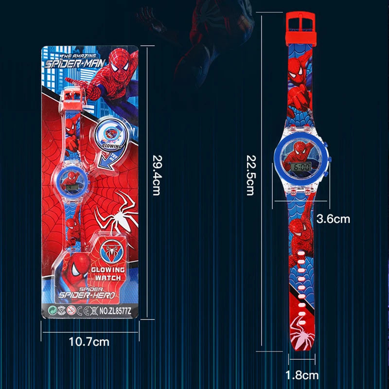 Spiderman Kinderen Horloges Met Licht Voor Jongens En Meisjes