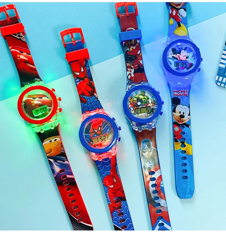 Spiderman Kinderen Horloges Met Licht Voor Jongens En Meisjes