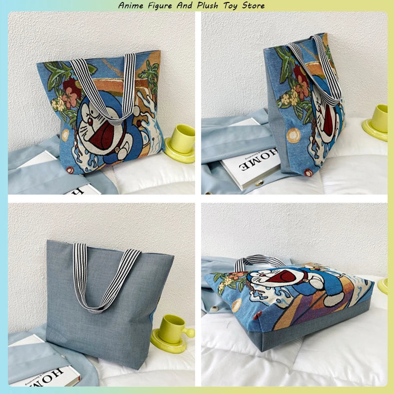 Disney Retro Canvas Schoudertas Lilo & Stitch, Winnie the Pooh – Ruime Capaciteit