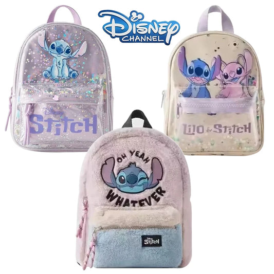 Kawaii Disney Lilo En Stitch Rugzak – Grote Capaciteit Voor Studenten