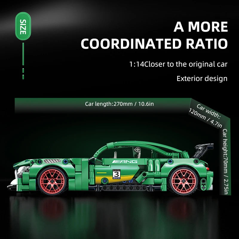 Bouwset ToylinX Superraceauto Modelnummer 89106 456pcs Actie