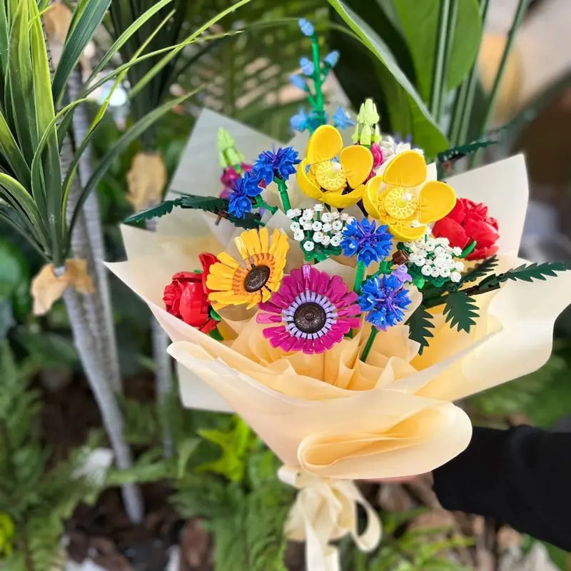 Bouwset bouwstenen Bloem boeket (939Pcs)