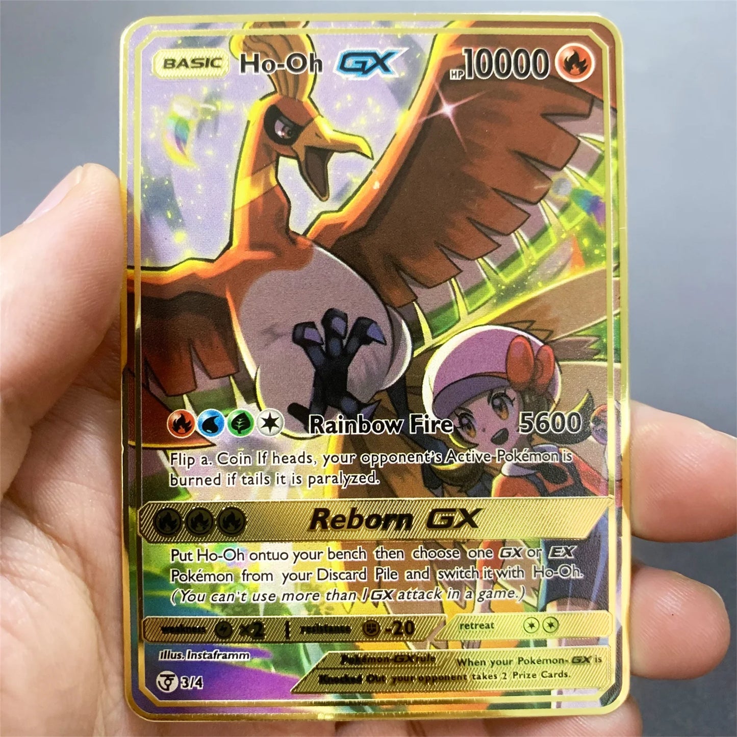 Metalen Pokémon Kaart (Engels)