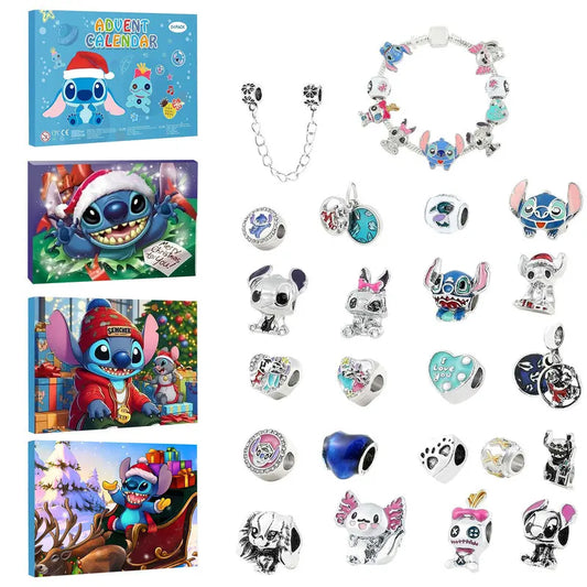 Adventskalender Armbandjes Disney Stitch Met 24 Dagen Diy Kit