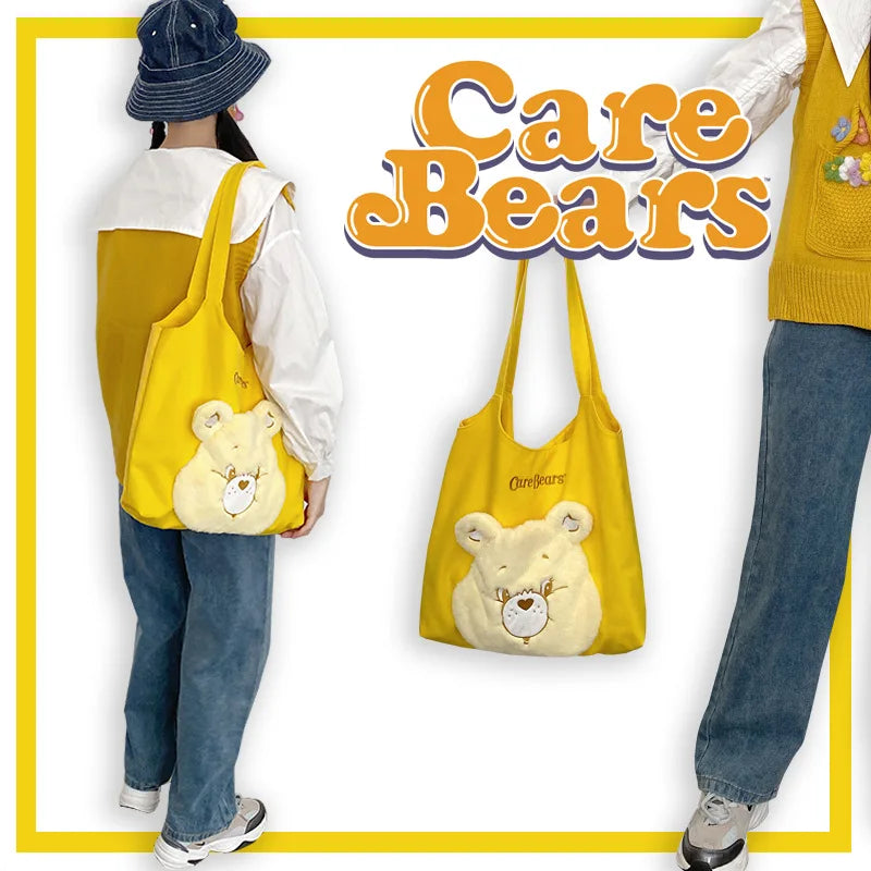 Schoudertas Canvas Carebears Met Grote Inhoud En Schattig Design