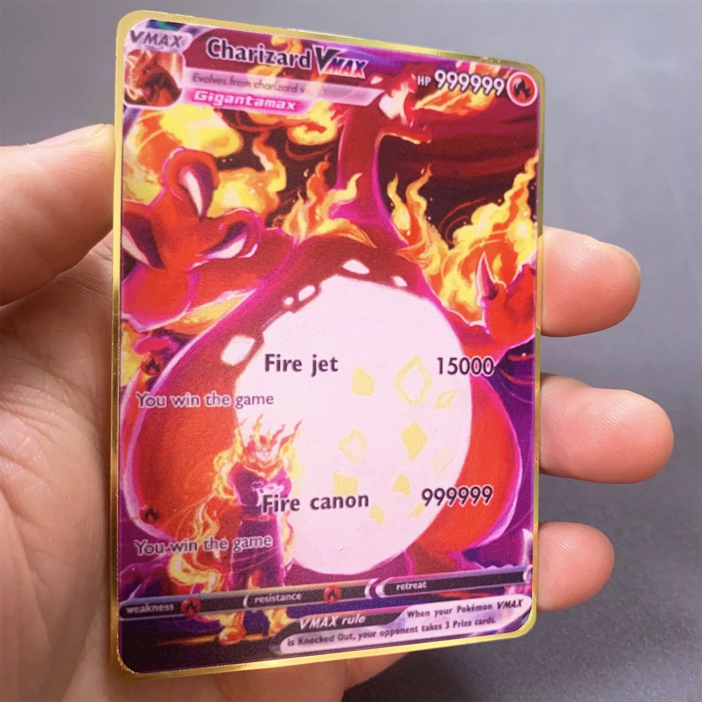 Metalen Pokémon Kaart (Engels)