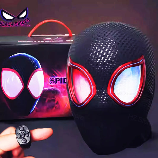 Marvel 1:1 Miles Morales Masker met Beweegbare Ogen voor Cosplay