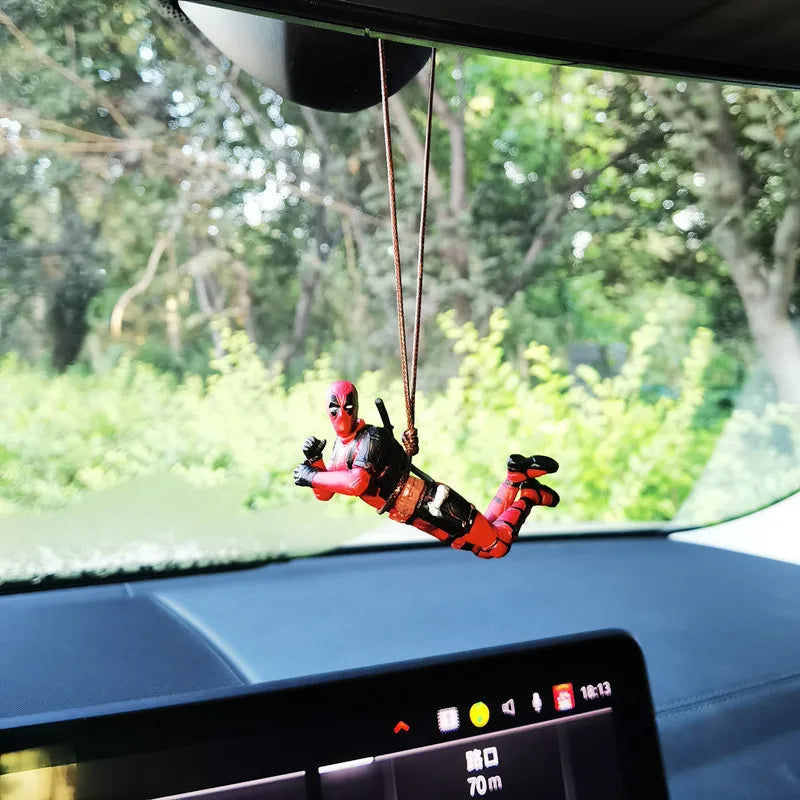 Marvel Deadpool Auto Spiegelhanger Mini Model Speelgoed Cadeau