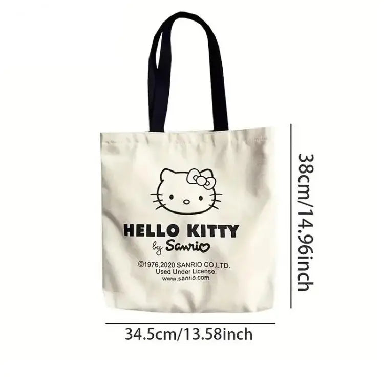 Canvas Tas Tote Hello Kitty – Grote Inhoud Duurzaam