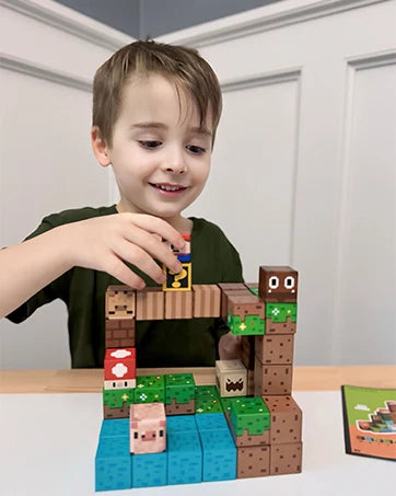 Magnetische Bouwblokken Super Mario STEM Speelgoed voor Kinderen