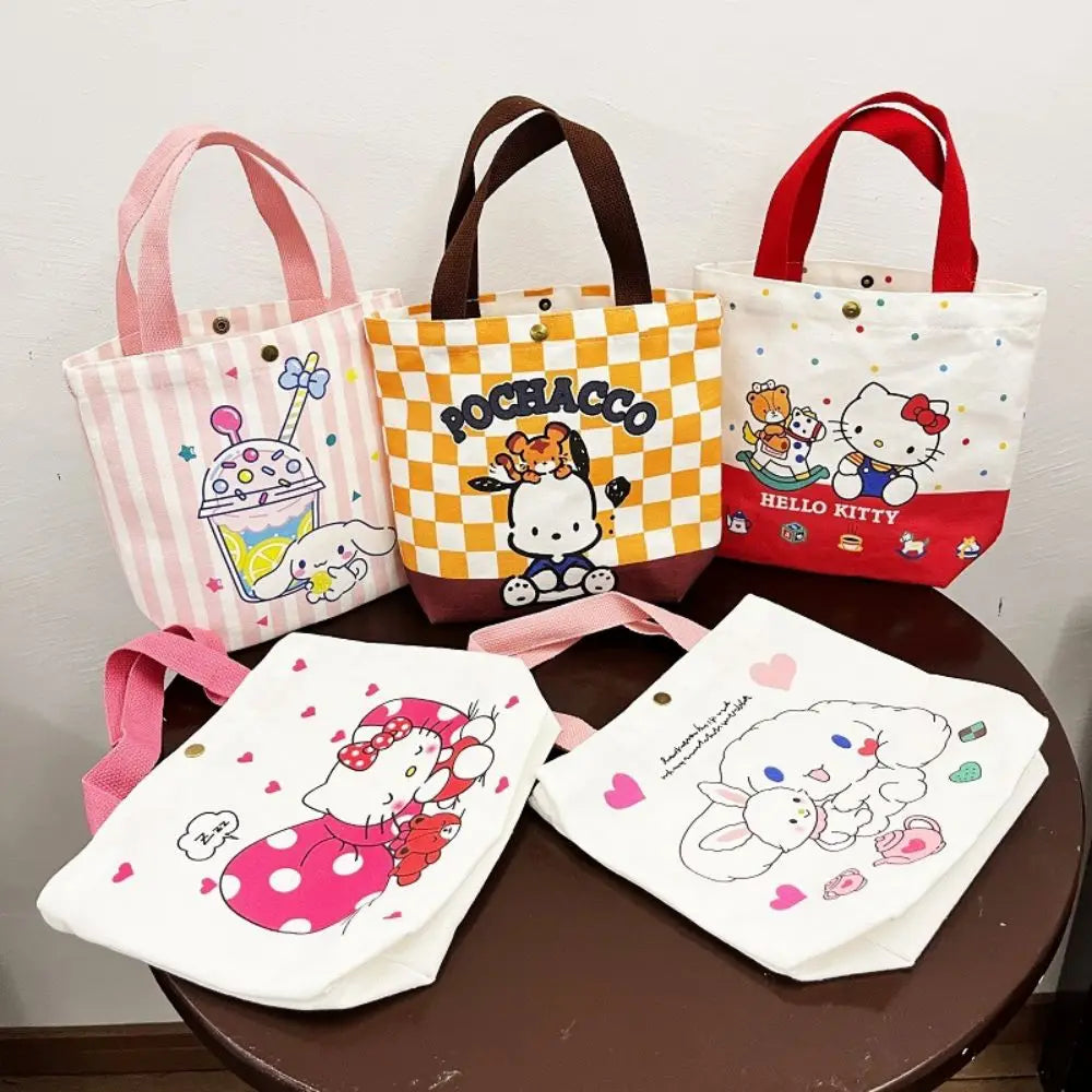Sanrio Hello Kitty Canvas Tas - Grote Capaciteit