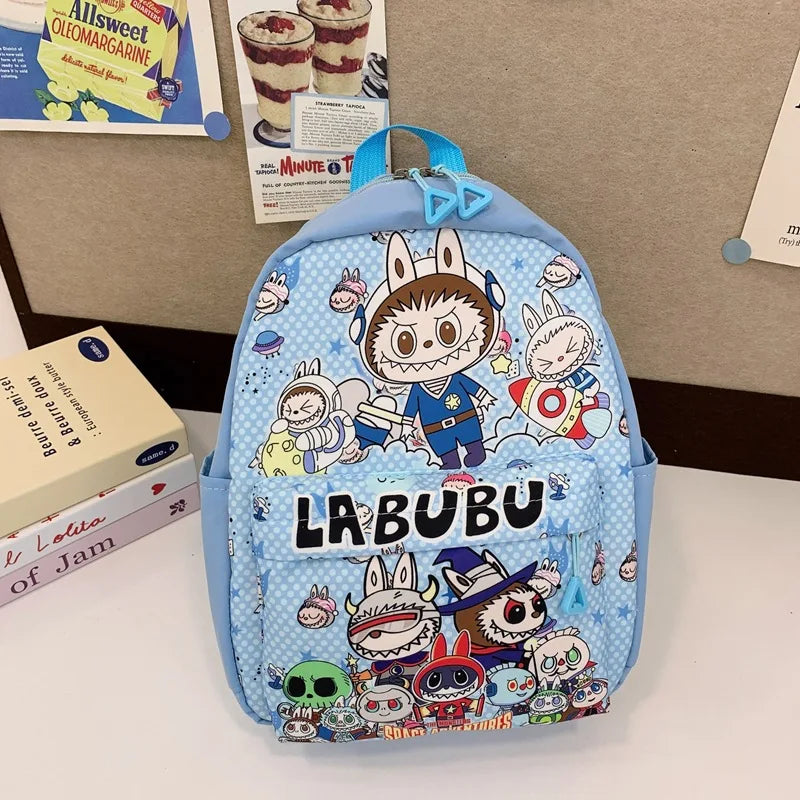 Kinderrugzak Met Schattige Cartoonprint Labubu En Grote Groot Capaciteit