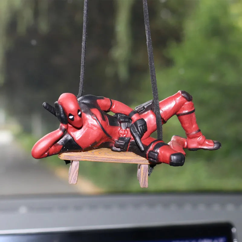 Marvel Deadpool Auto Spiegelhanger Mini Model Speelgoed Cadeau