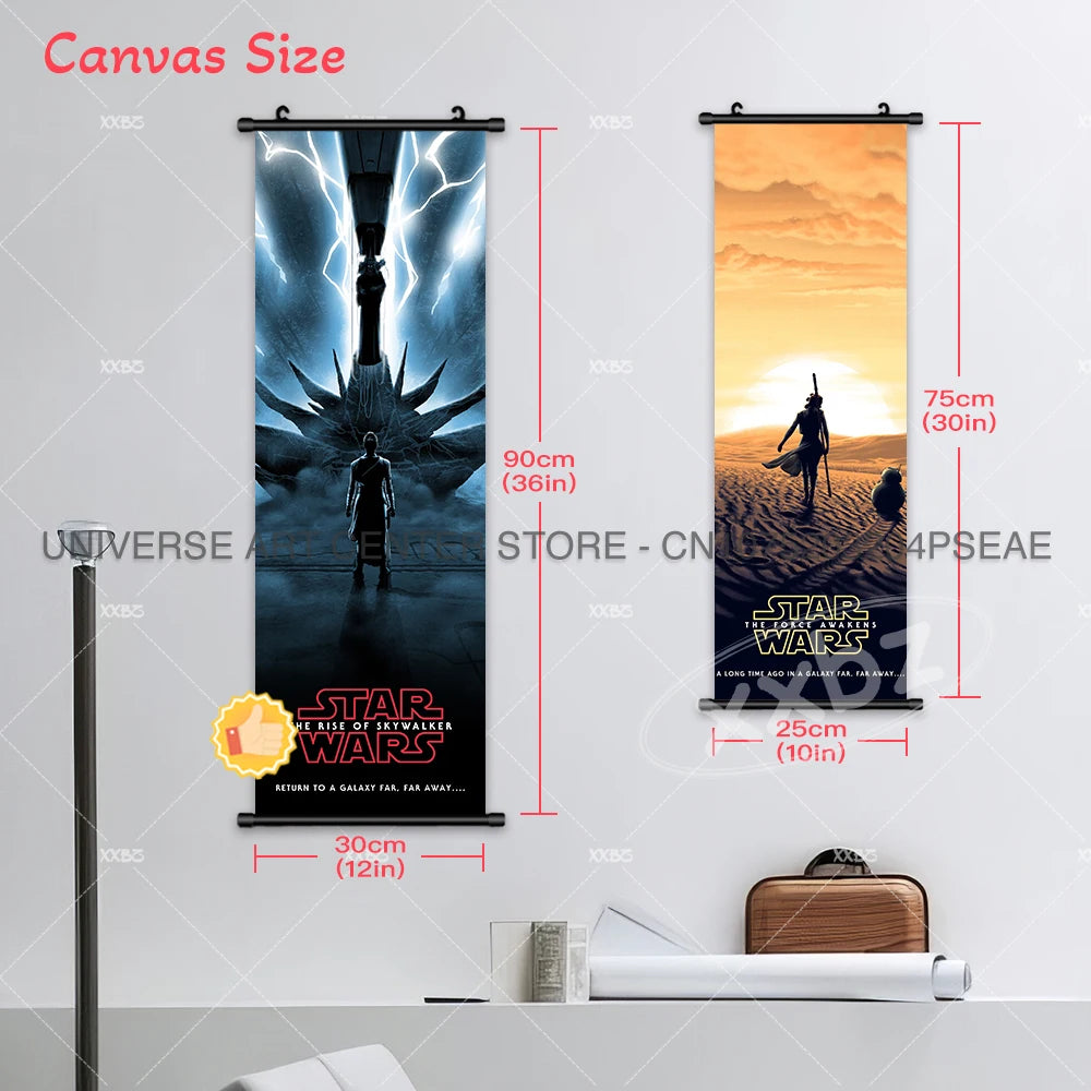 Star Wars Poster Wanddecoratie Anakin Skywalker en Yoda