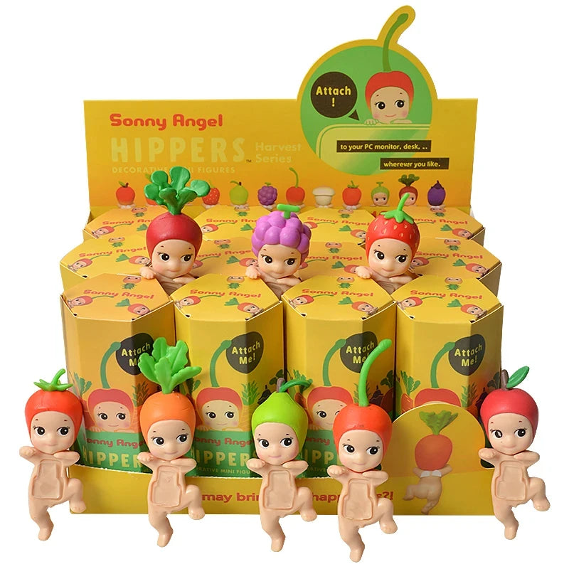 Bandai Nieuwe Engel Fruit Dierenserie Blind Box Animefiguur – Schattige Hippie Pop Voor Kinderen