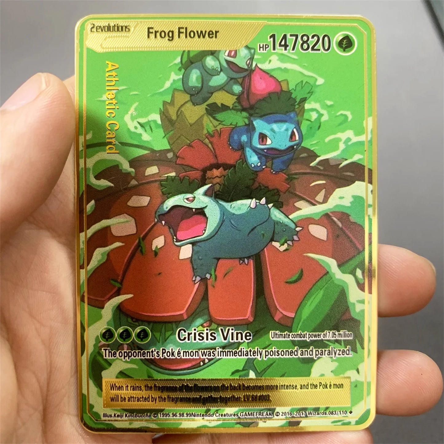 Metalen Pokémon Kaart (Engels)