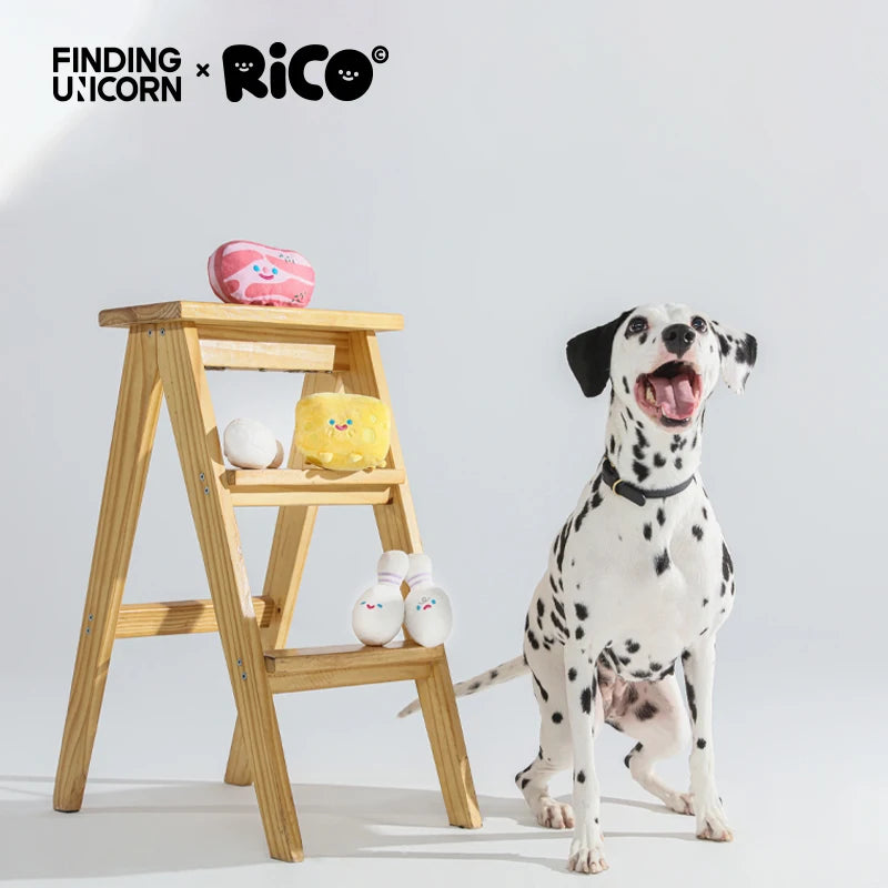 Officiële Finding Unicorn RiCO Dier Speelgoed – Schattige Pluche Bowling Geluid Speelgoed