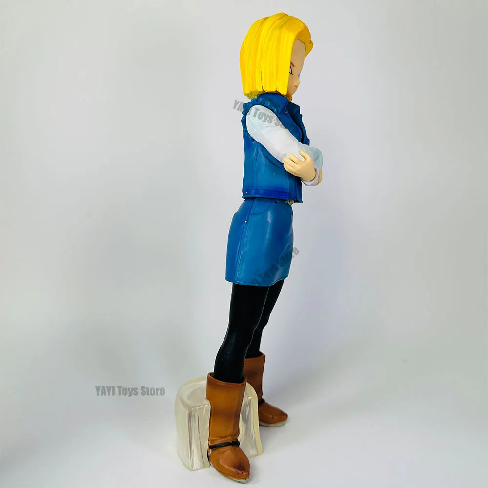 AnimeCollectibles Dragon Ball Z Android 18 Actiefiguur – Perfect Voor Verzamelaars