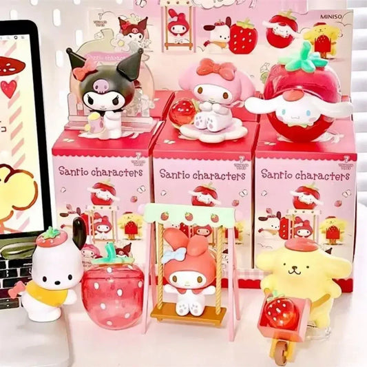 Sanrio Verrassingsbox Met Kuromi, My Melody & Cinnamoroll Figuren