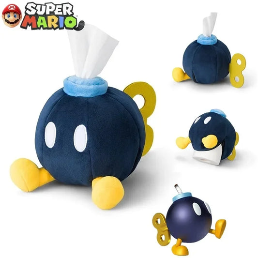 Tissue Box Super Mario Bros Bob-omb Kawaii Knuffelhouder