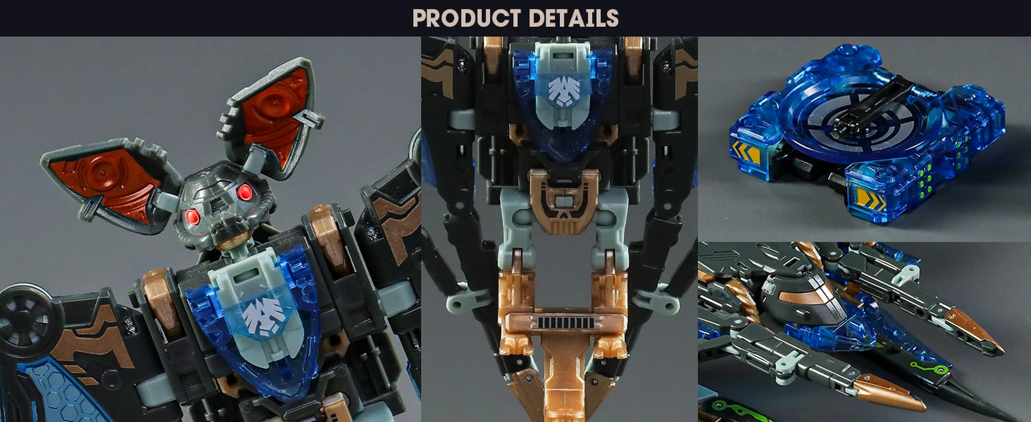 Officiële 52TOYS Beastbox BB-64 Radioheadar – Transformeerbare Mecha en Cube Actiefiguur