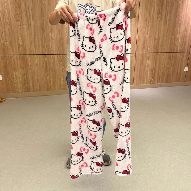 Dames Pyjamabroek Y2K Hello Kitty Sanrio Comfortabele Nachtkleding