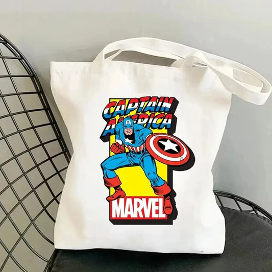 MINISO Disney Marvel Captain America Canvas Tas – Grote Inhoud