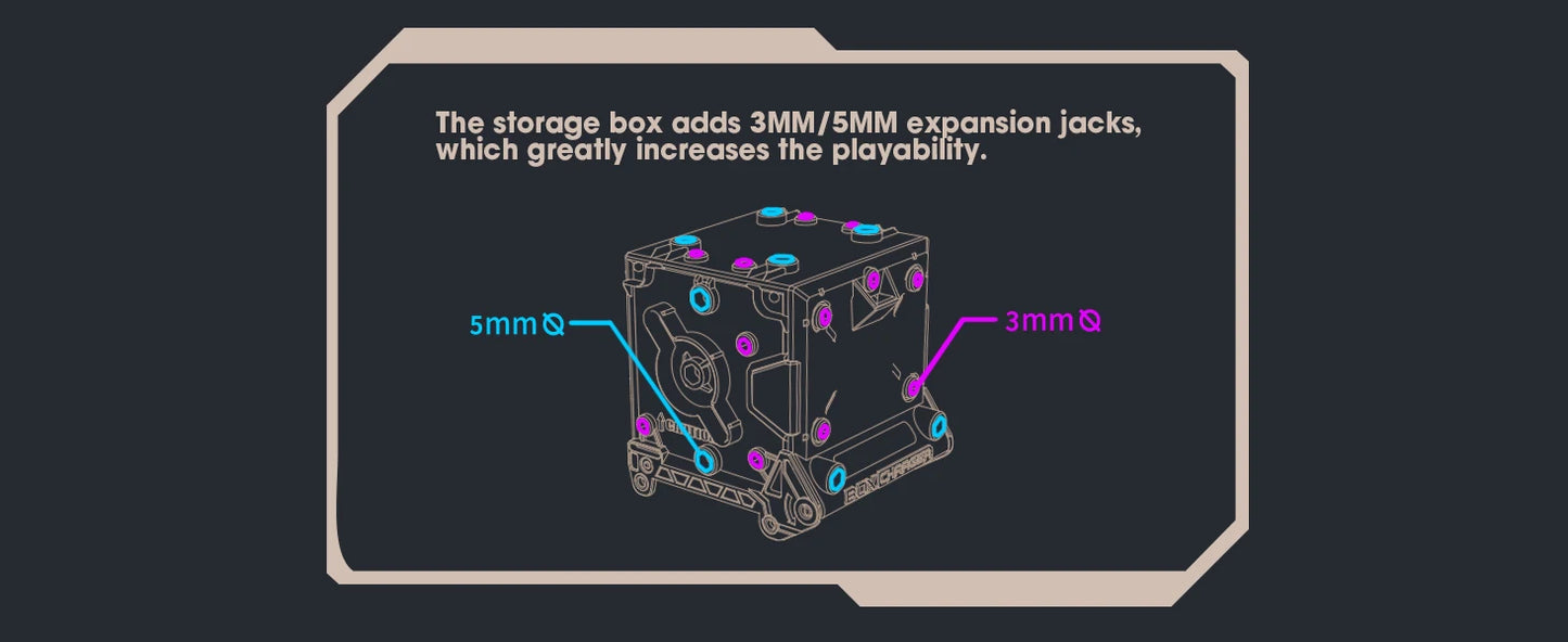 Officiële 52TOYS Beastbox BB-64 Radioheadar – Transformeerbare Mecha en Cube Actiefiguur
