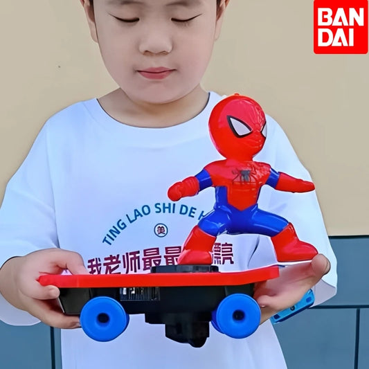 Automatisch Flip Skateboard Met Muziek Voor Spiderman Fans