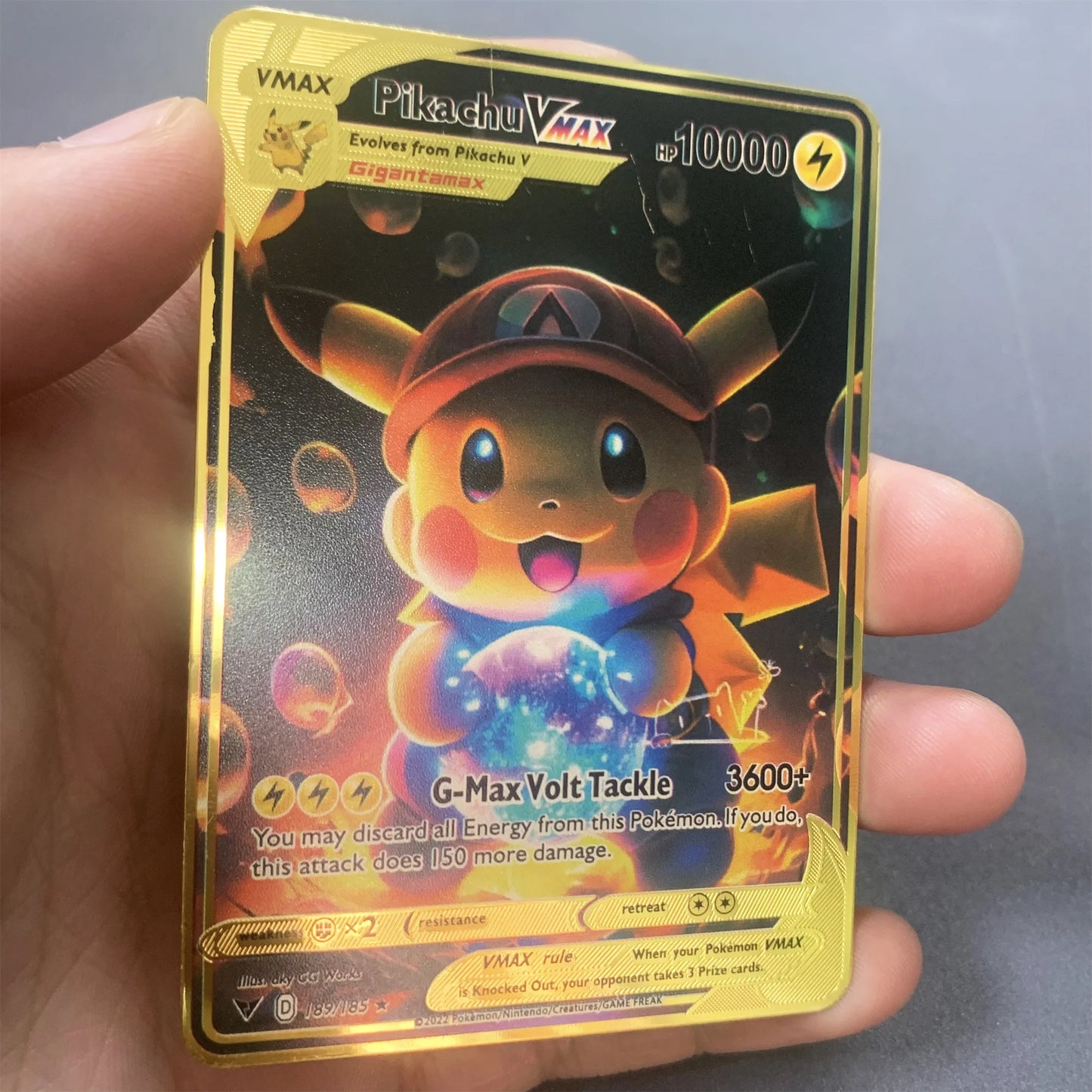 Metalen Pokémon Kaart (Engels)