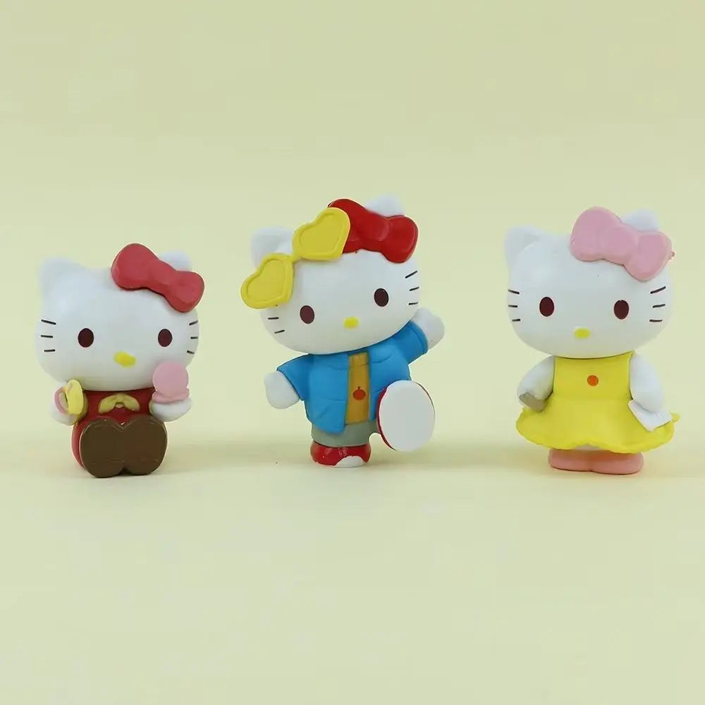 MINISO Hello Kitty Blind Box Figuren – Schattige Anime Decoratie voor Meisjes
