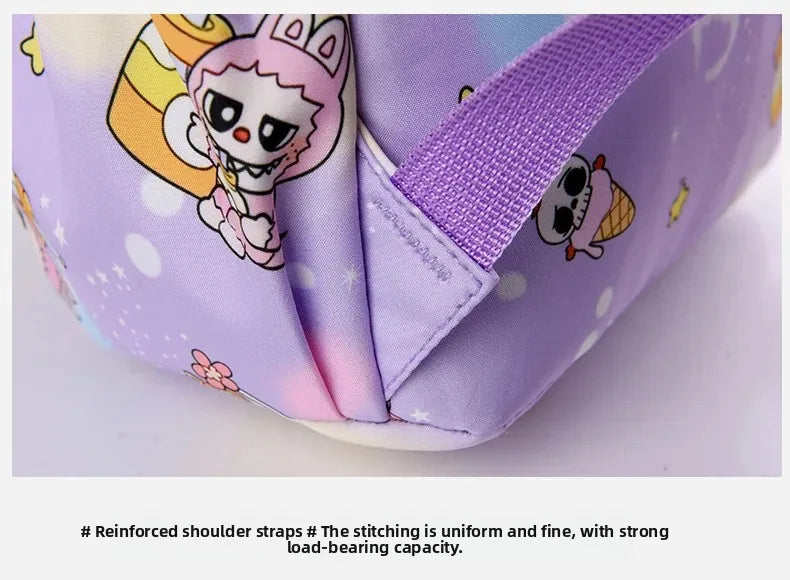 Kinder Rugzak Labubu Groot Lichtgewicht – Cartoon Patroon