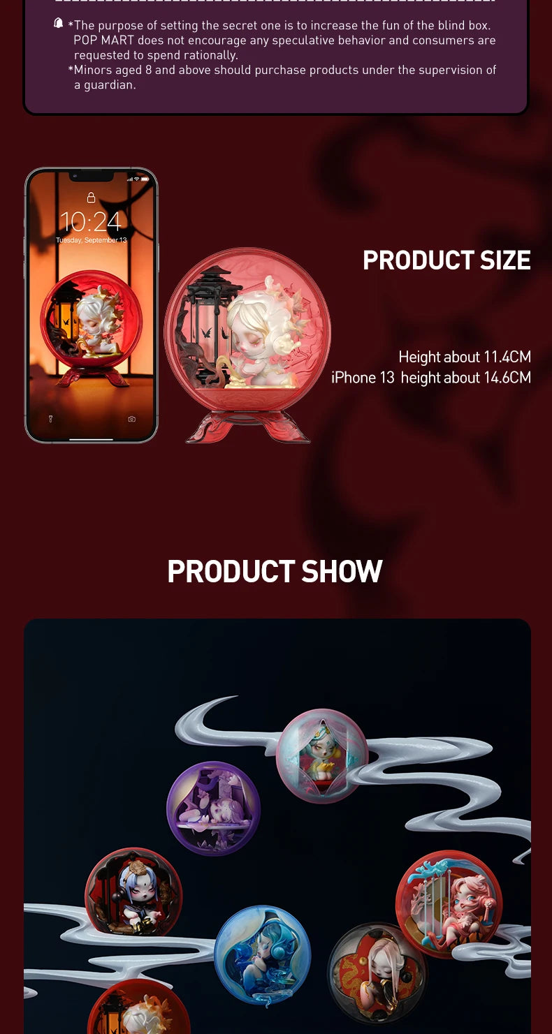 Officiële POP MART SKULLPANDA The Mirage Series – Mystery Box