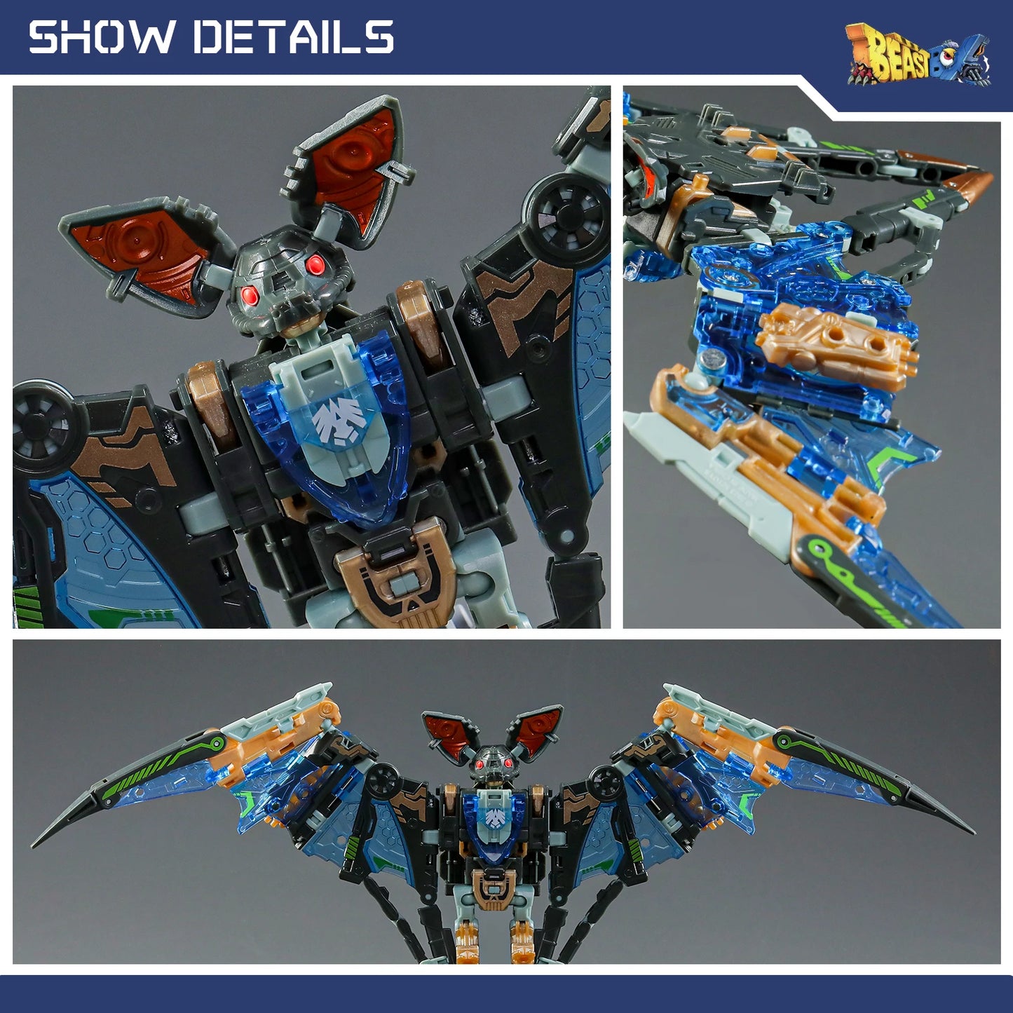 Officiële 52TOYS Beastbox BB-64 Radioheadar – Transformeerbare Mecha en Cube Actiefiguur