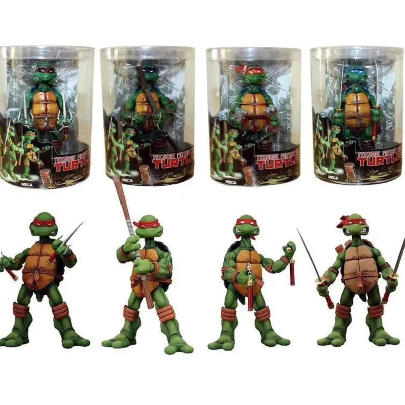 NECA Teenage Mutant Ninja Turtles Anime Actiefiguur Collectie – Perfect Cadeau Voor Kinderen