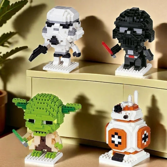 Star Wars Bouwstenen Creatieve Mini Speelgoed Vader en Yoda