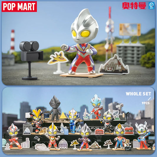 Officiële POP MART Ultraman Shooting Studio Serie Mystery Box – Verzameling van Unieke Actiefiguren