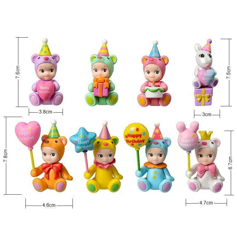 Bandai Nieuwe Engel Fruit Dierenserie Blind Box Animefiguur – Schattige Hippie Pop Voor Kinderen