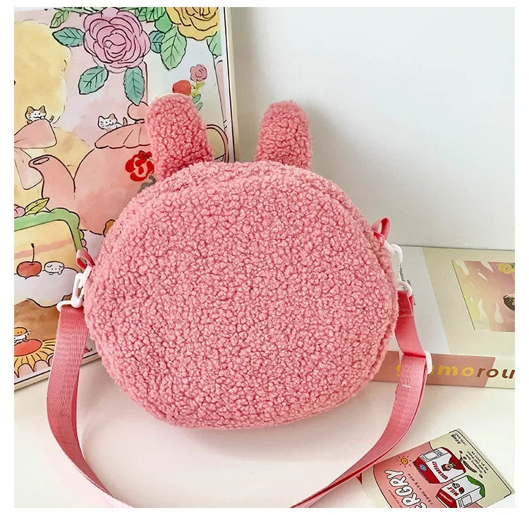 Labubu Crossbody schoudertas – Schattige Pluche Met Grote Capaciteit