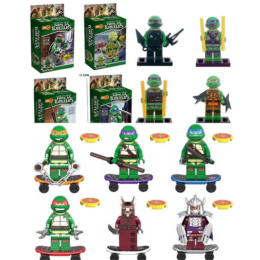 TMNT Mini Actiefiguren Set Ninja Turtles – Creatief Bouwen Met Ninja Turtles
