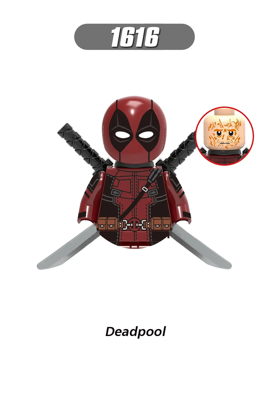 Bouwset met 1002 Marvel Deadpool en Iron Man voor Kinderen