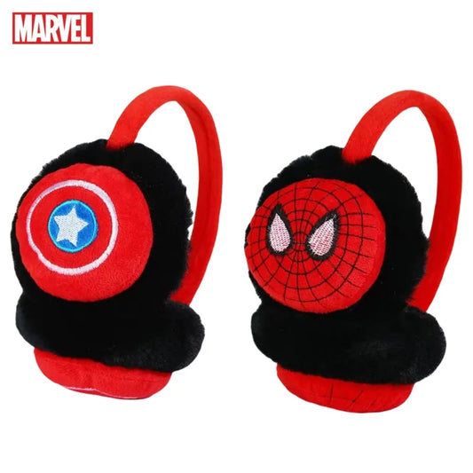 Pluchen Winter Oorwarmers Met Marvel Spiderman En Captain America